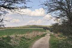 Uffington Castle, Oxfordshire from the Ridgeway