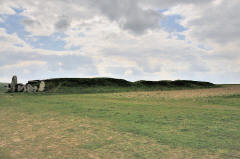 Approaching West Kennet Long Barrow