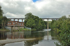 Pontcysyllte Aqueduct on LLangollen Canal Denbighshire